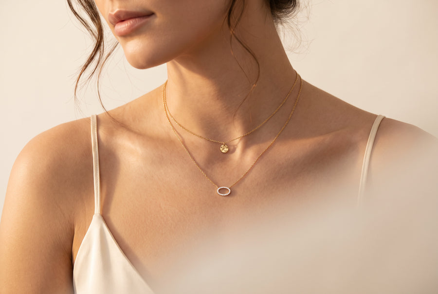 AURINE 18k gold stack