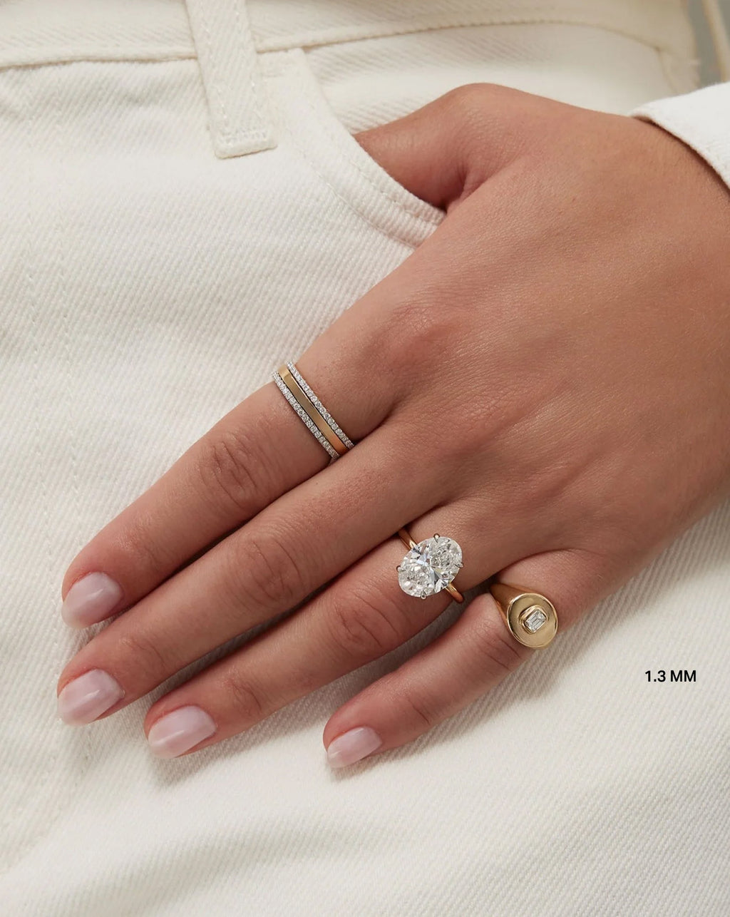 Perfect Pavé Eternity Ring — Gold