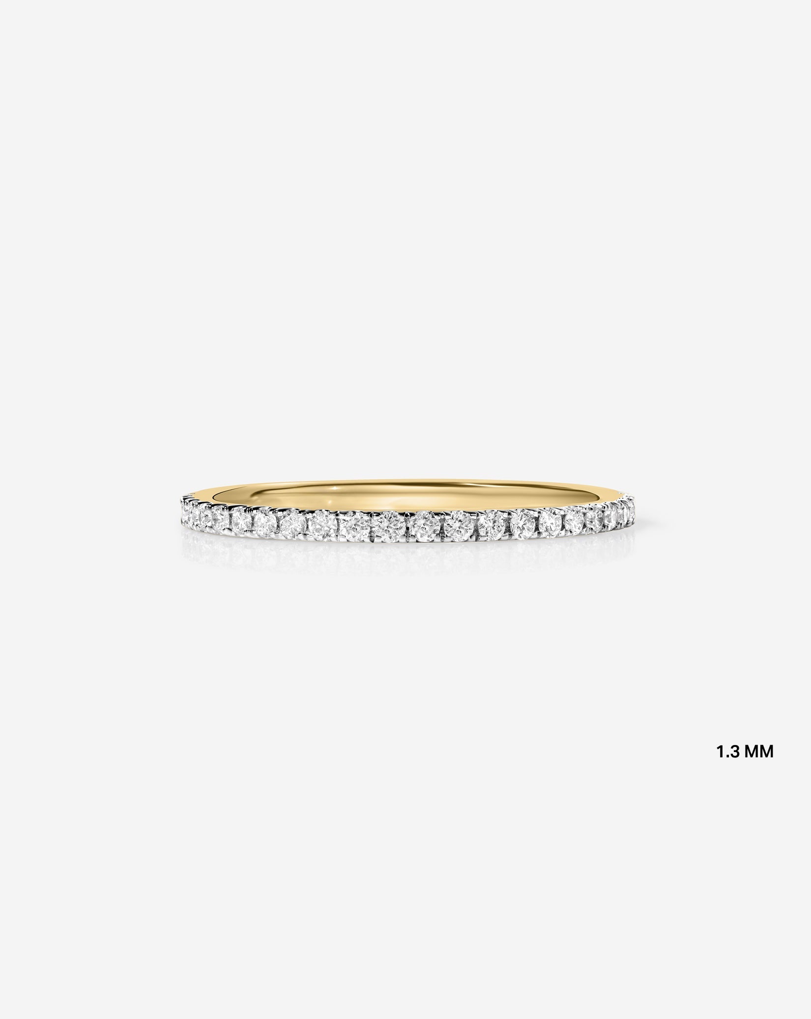 Perfect Pavé Eternity Ring — Gold