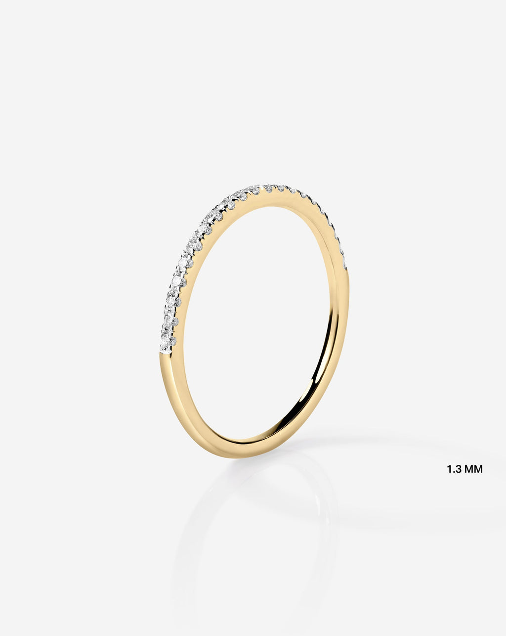 Perfect Pavé Eternity Ring — Gold