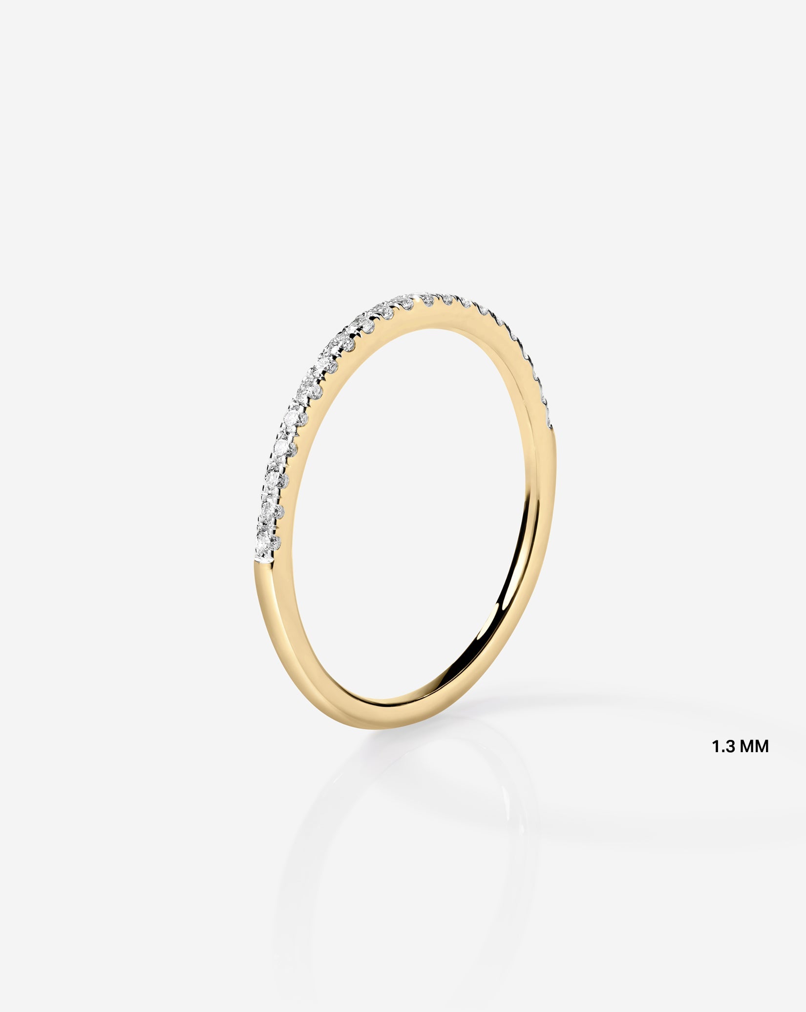 Perfect Pavé Eternity Ring — Gold