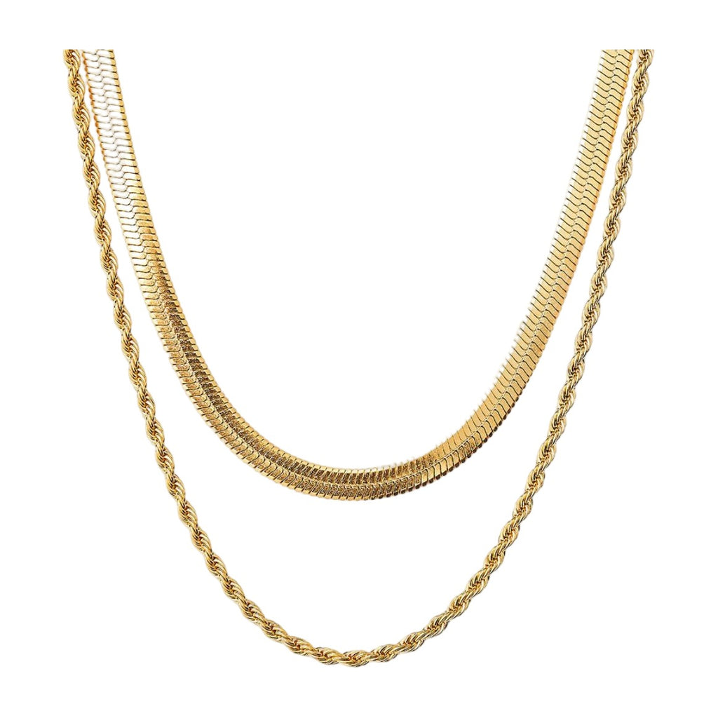 Melina Mix — 18k Gold — white background
