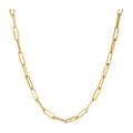 Link Celina Chain Necklace — 18k Gold — white background