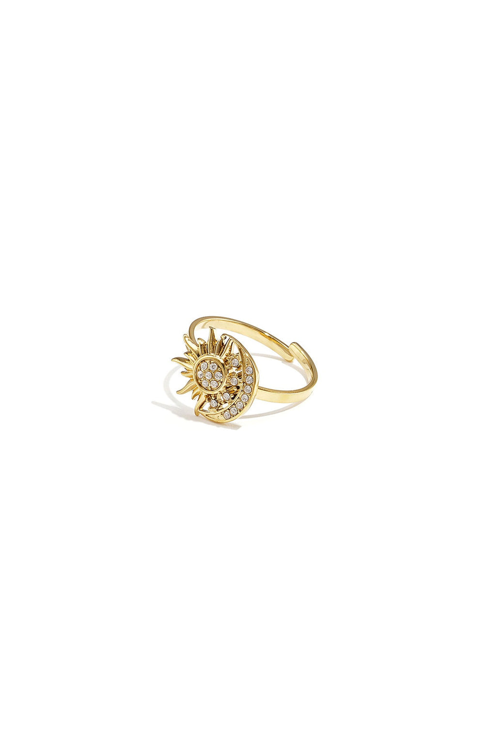 Eclipse Adjustable Ring — Gold