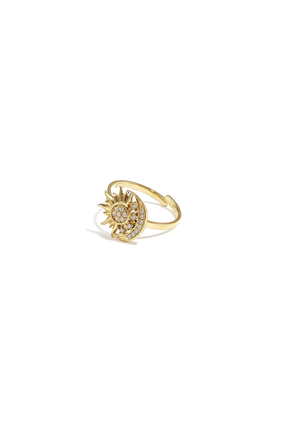 Eclipse Adjustable Ring — Gold