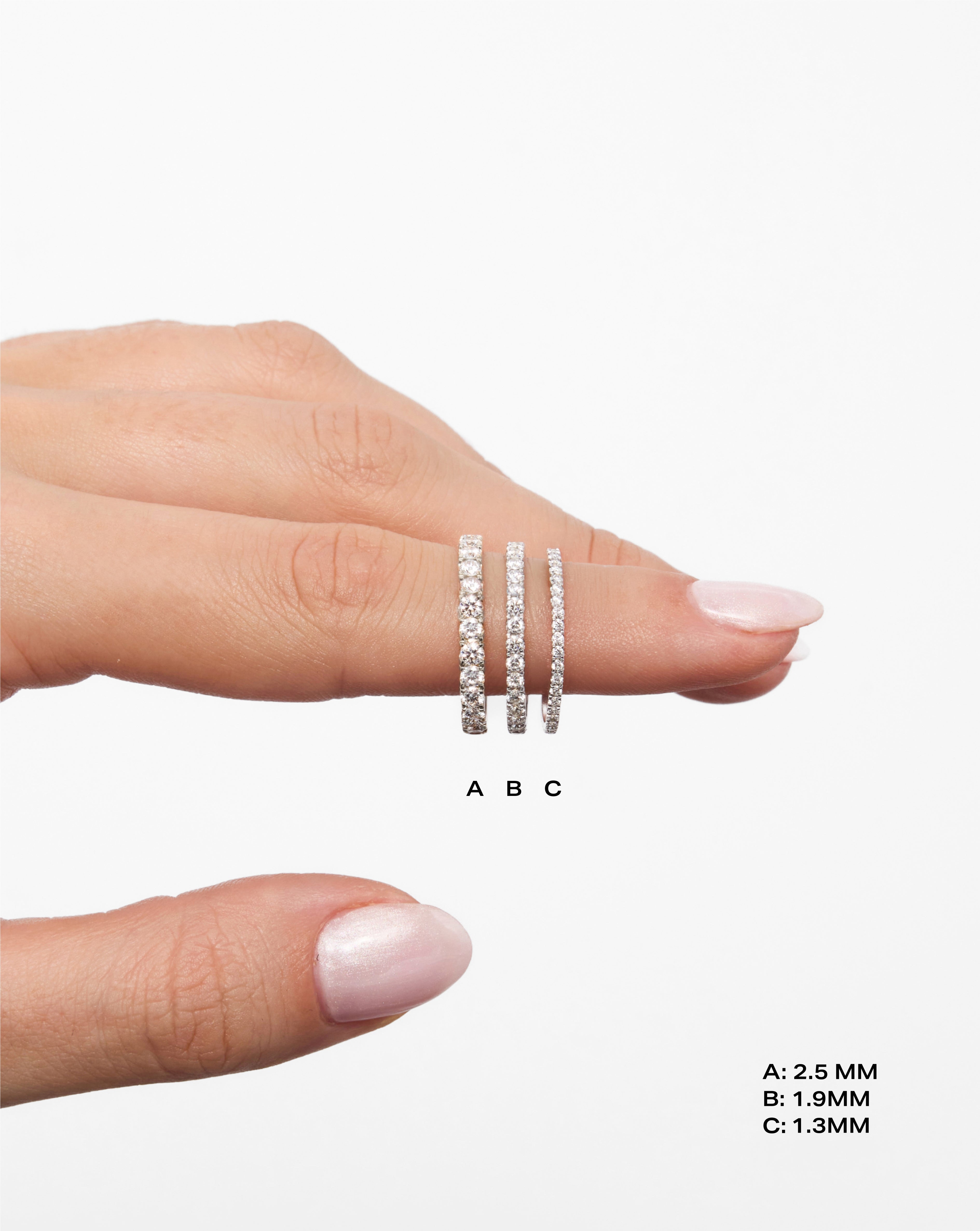 Perfect Pavé Eternity Ring — Gold
