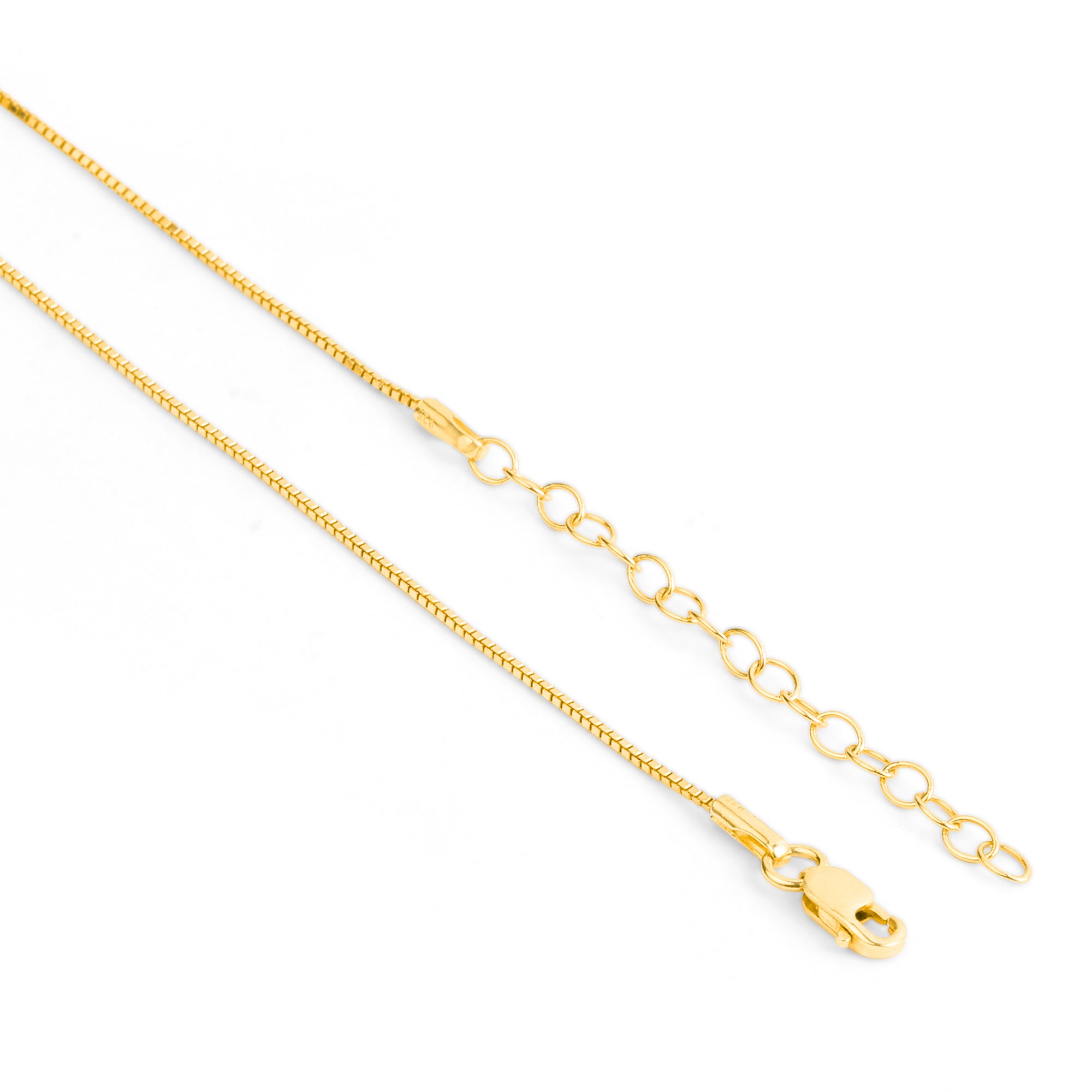 Box Chain Necklace — 18k Gold