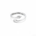 Granddaughter Hug Ring — 18k Gold