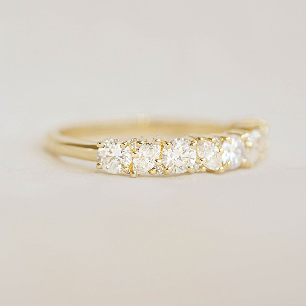 Confetti Mosaic Band — Silver