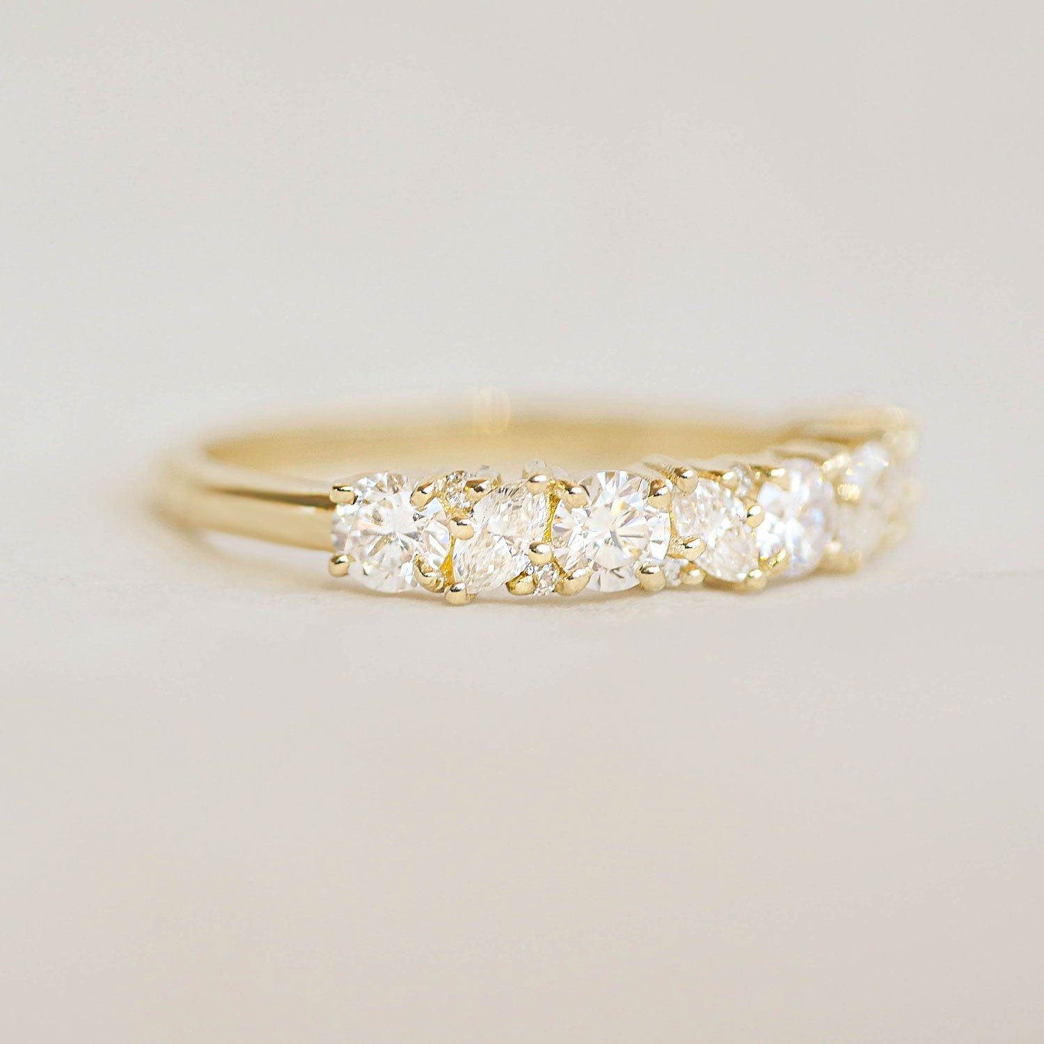 Confetti Mosaic Band — Silver