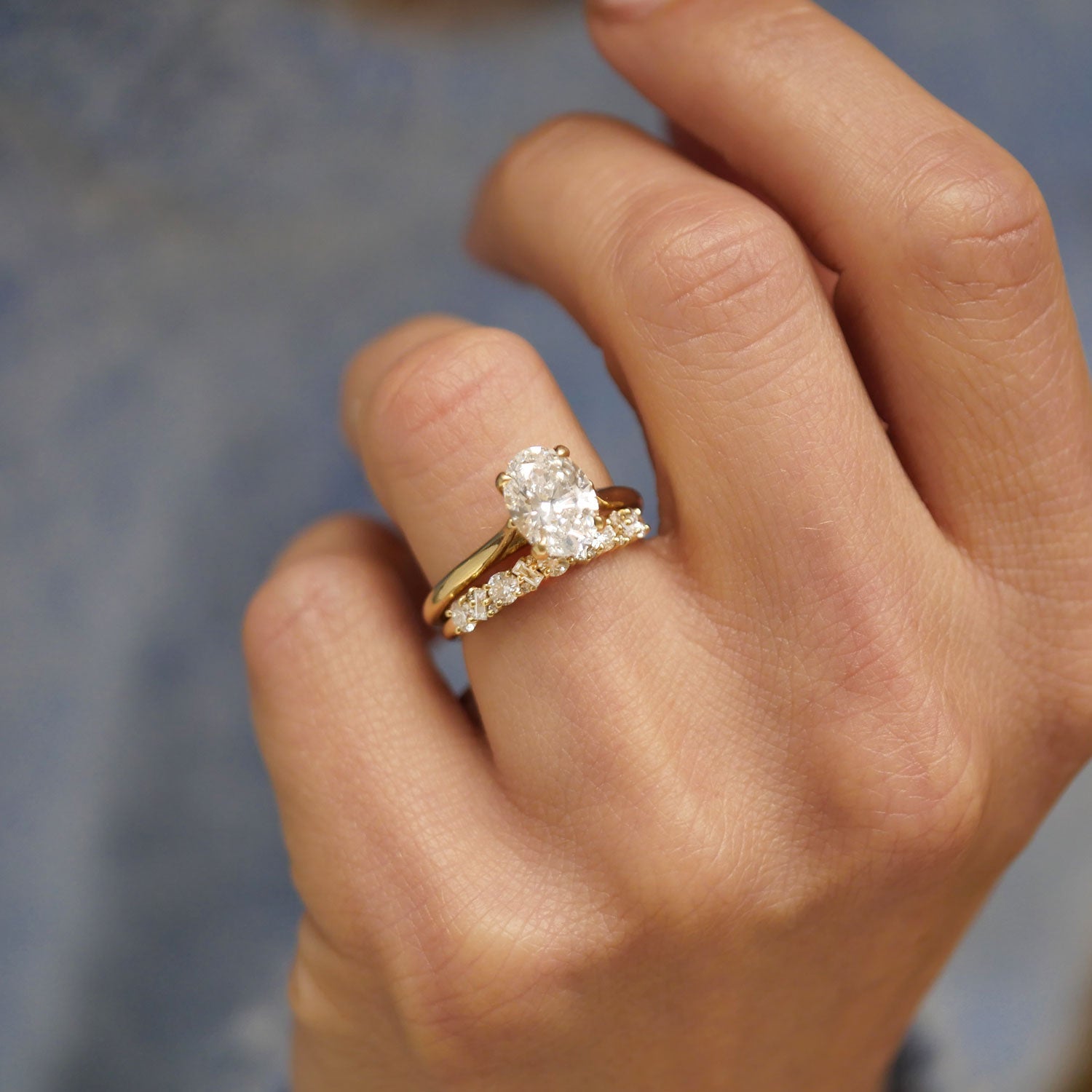 Confetti Eternity Band — 18k Gold