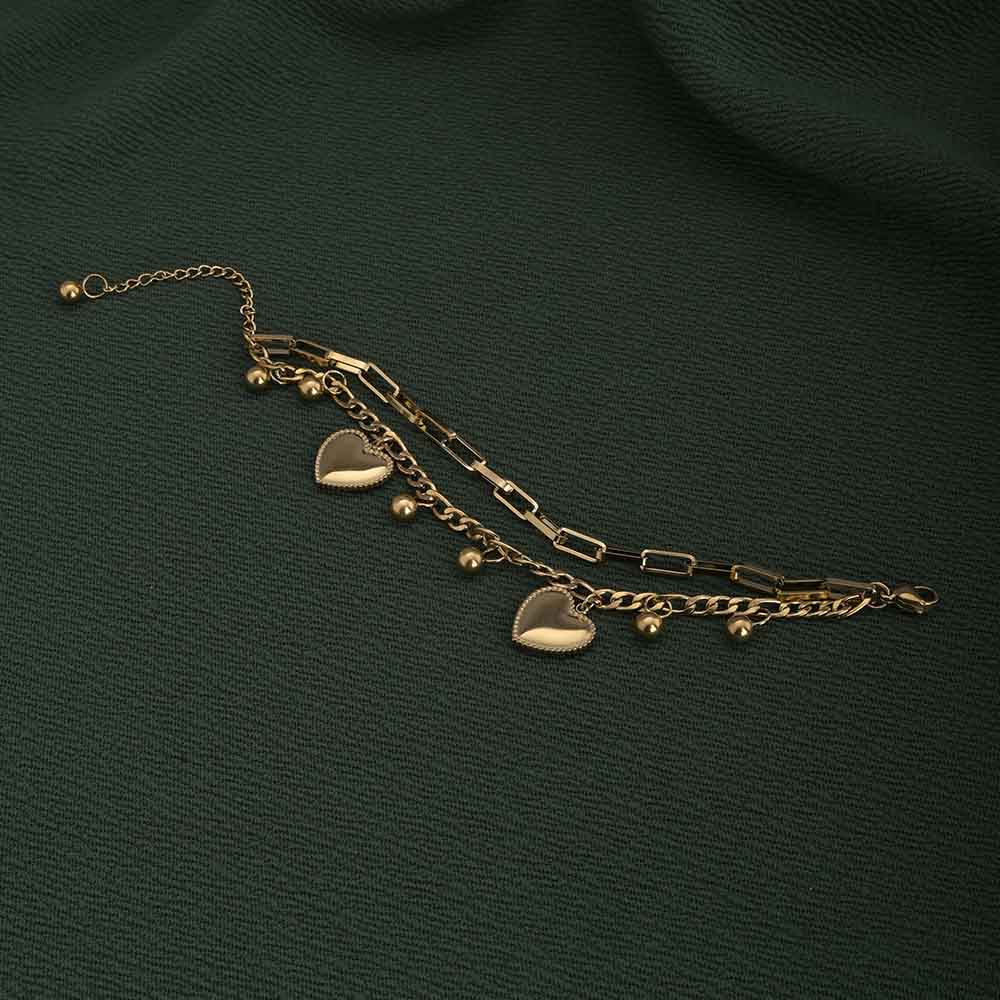Hearts All-Over Bracelet — Gold