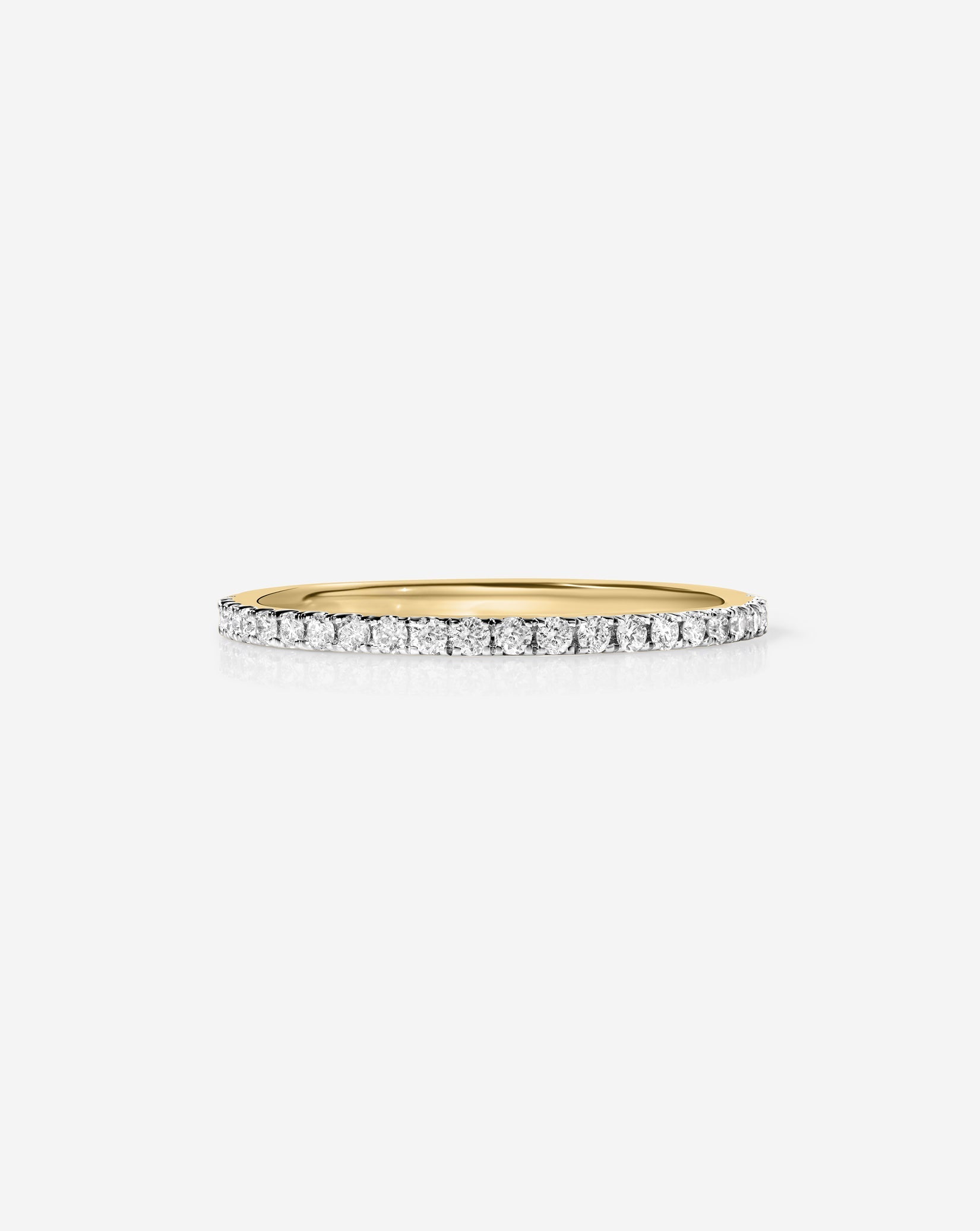 Perfect Pavé Eternity Ring — Gold
