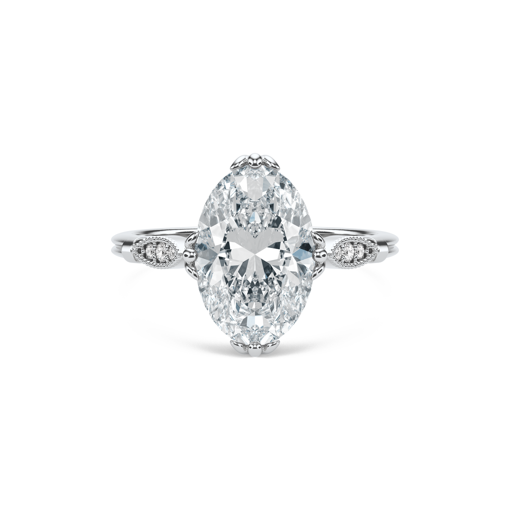 Harlow Solitaire Ring — Silver