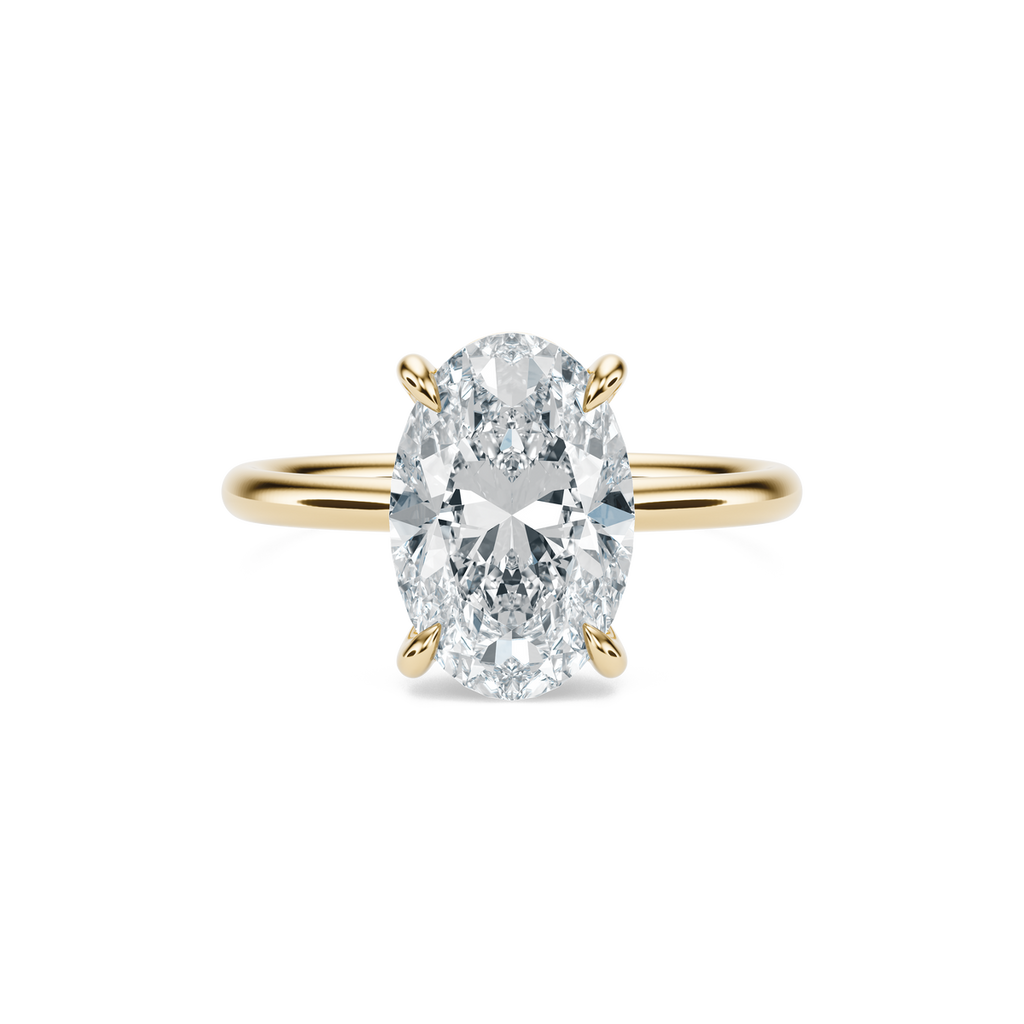 Harper Solitaire Ring — Gold