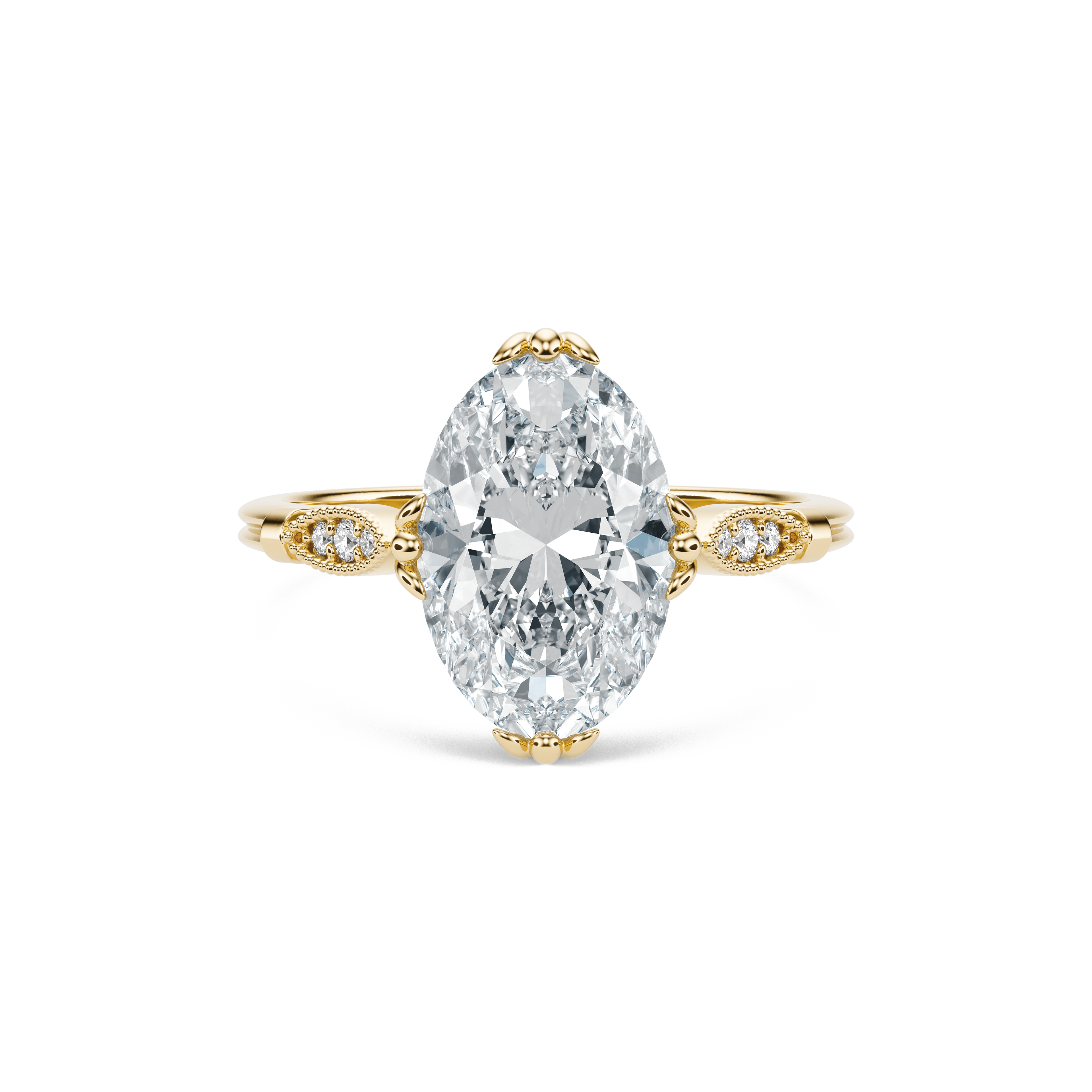 Harlow Solitaire Ring — Silver