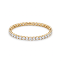 Affair Tennis Bracelet — Gold — white background