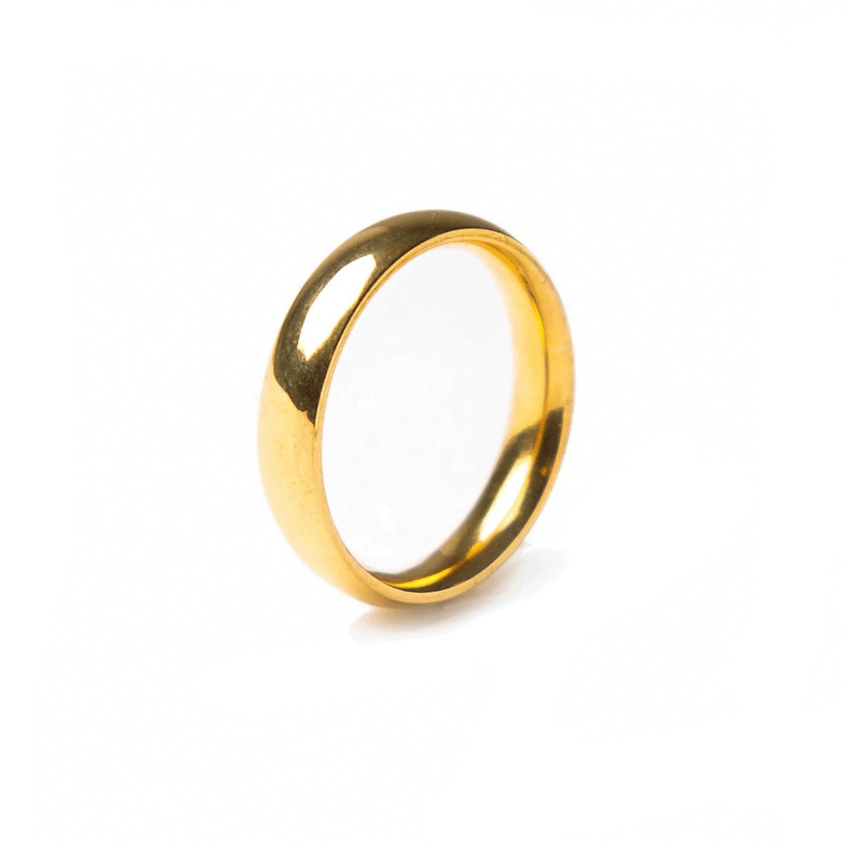 Band Ring Anatômica — 18k Gold