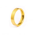 Band Ring Square Anatômica — 18k Gold