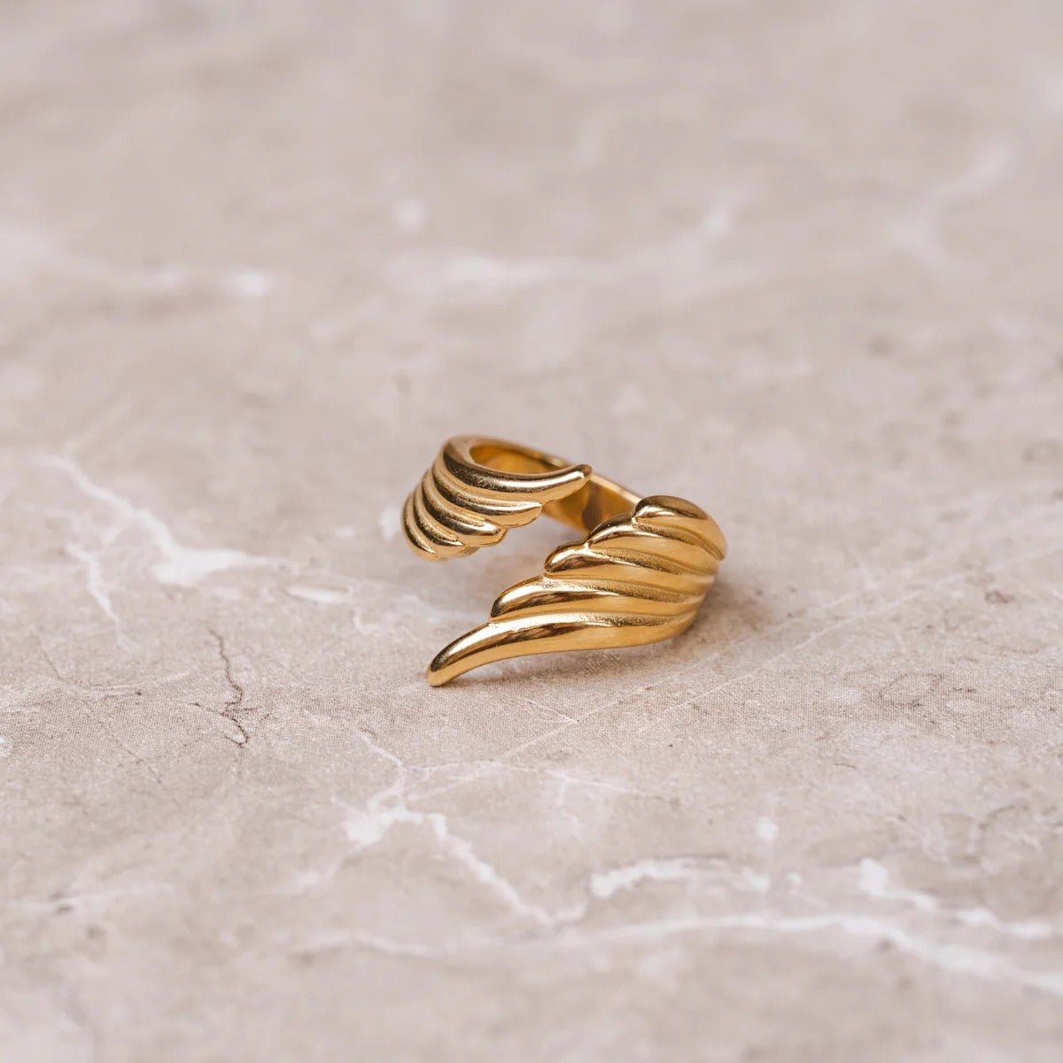 Asas Liberdade Adjustable Ring — 18k Gold