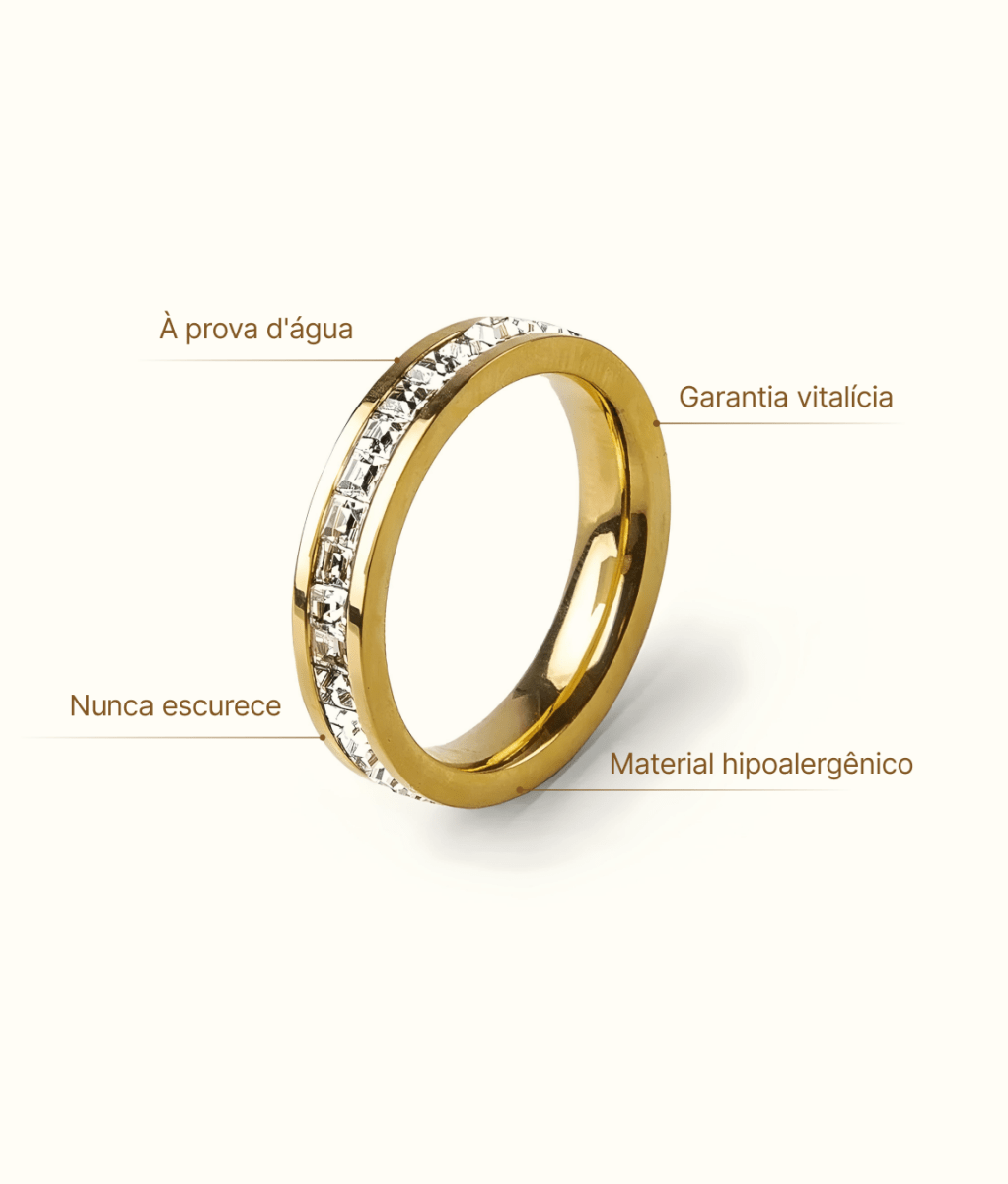 Sparkling Ring — 18k Gold