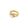 Catalina Pearl Solitaire Ring — 18k Gold