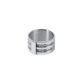 Caviar Stack Ring — Silver