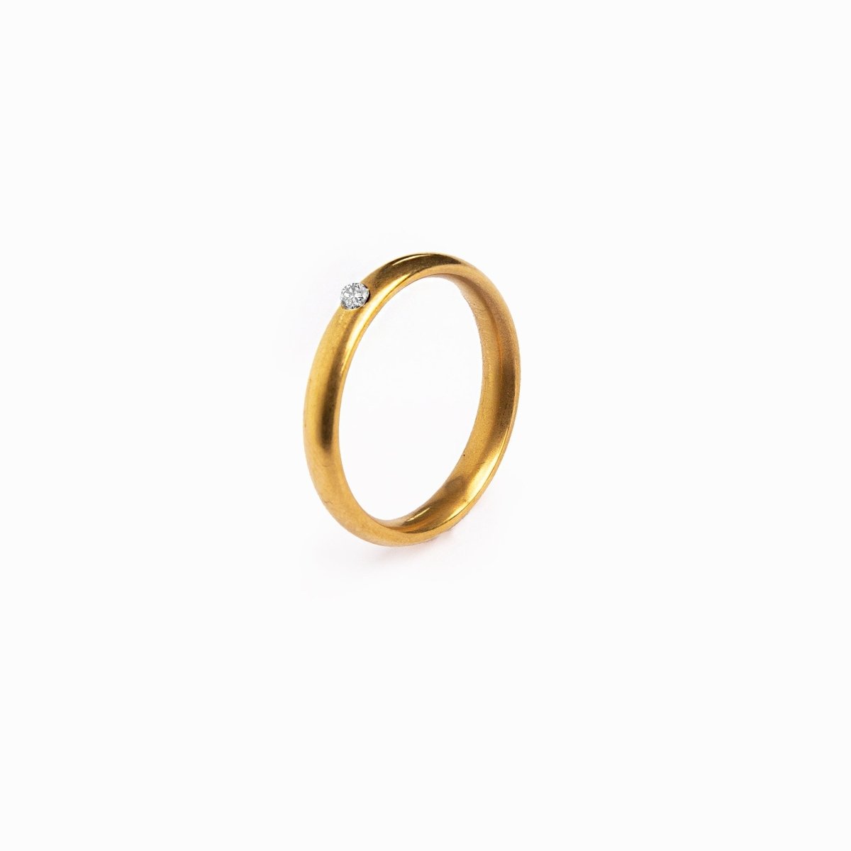 Cristal Solitaire Ring — 18k Gold