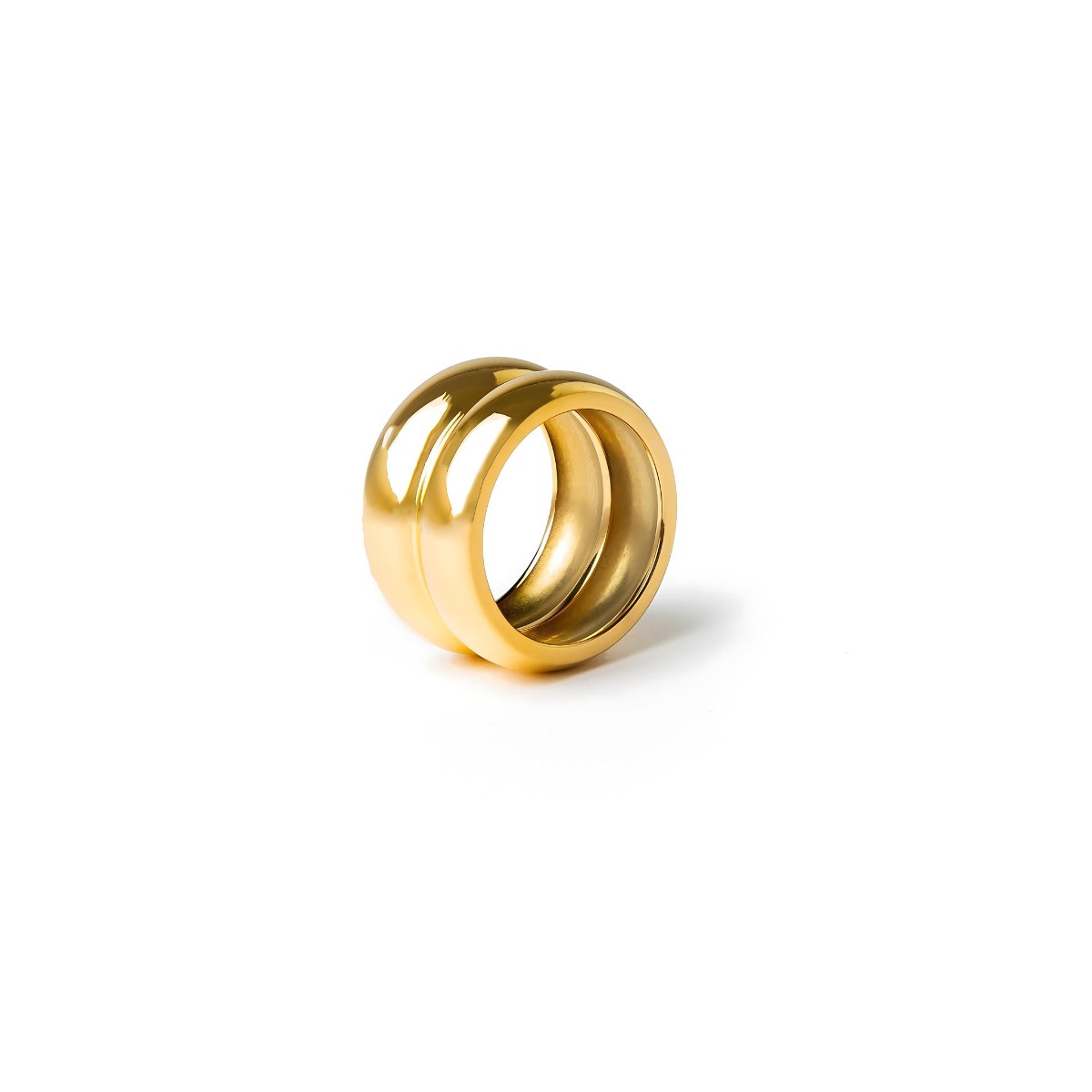 Double Chunky Ring — 18k Gold