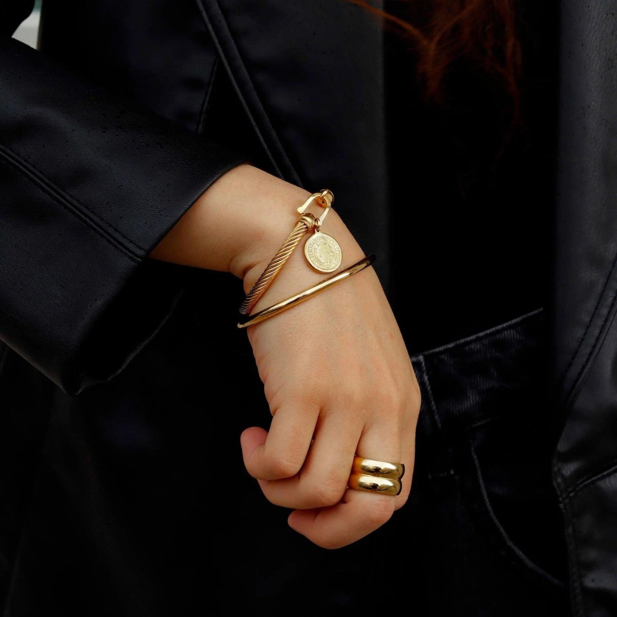 Double Chunky Ring — 18k Gold