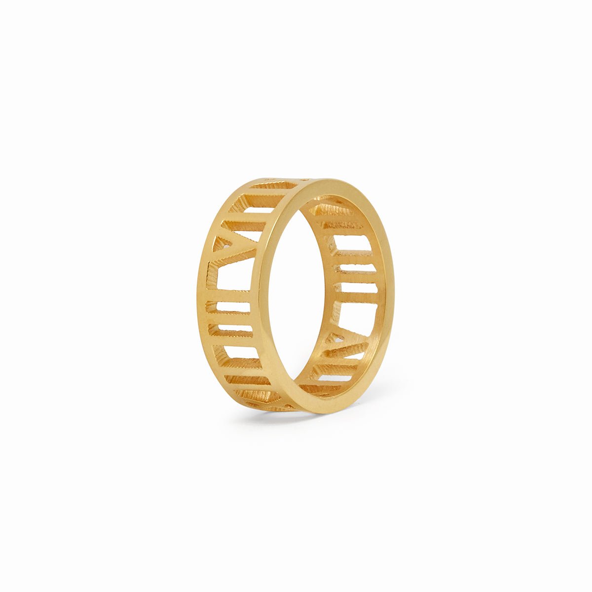 Numeral Roman Ring — 18k Gold