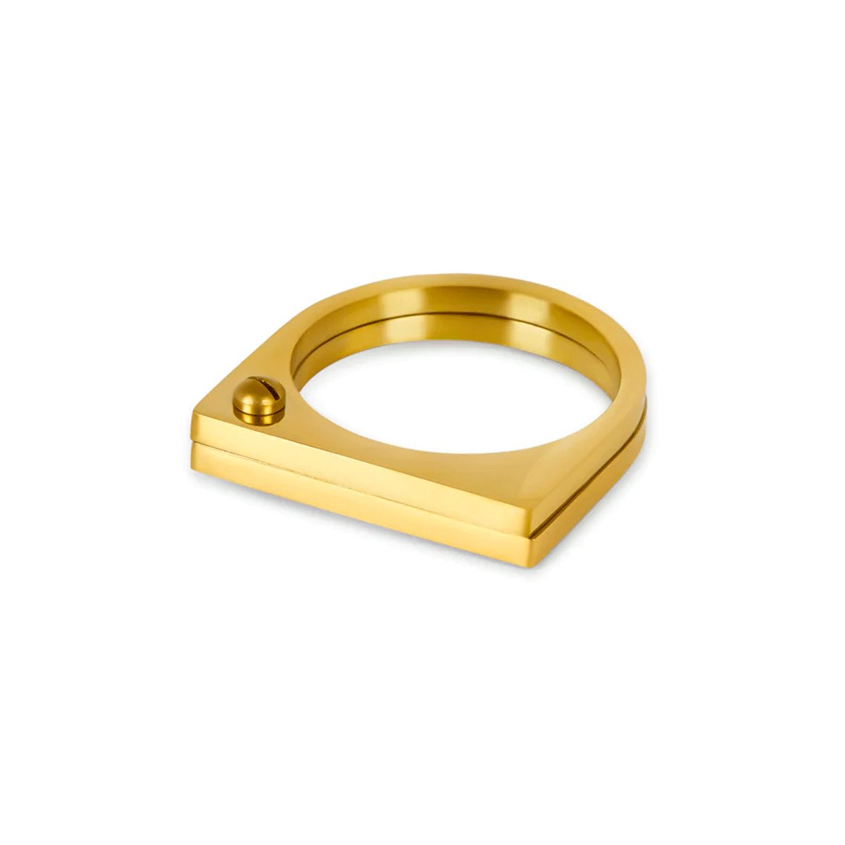 Parafuso Plano Ring — 18k Gold