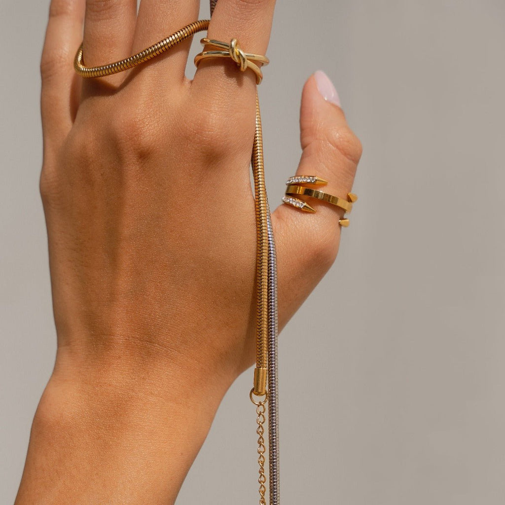 Nail Ring — 18k Gold