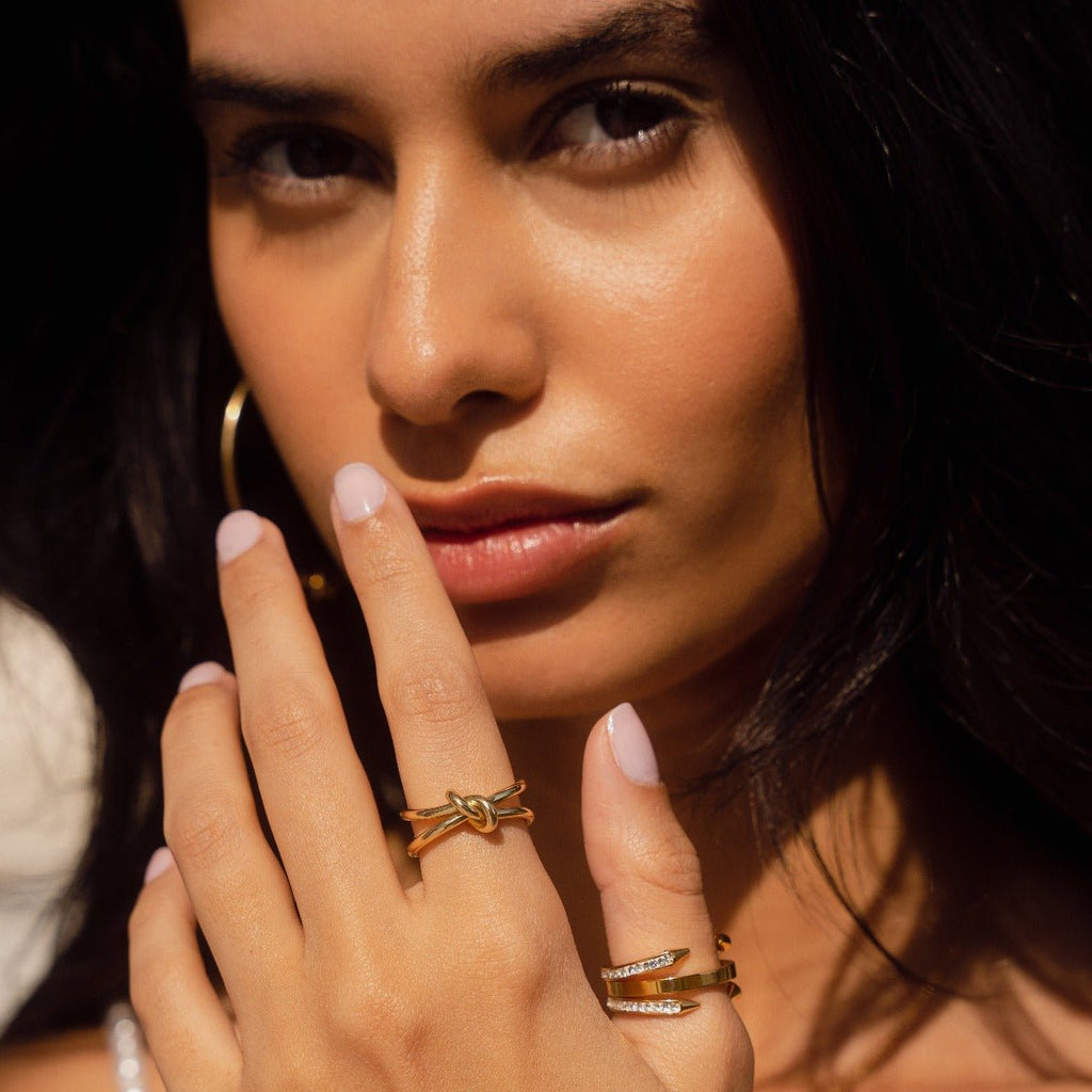 Nail Ring — 18k Gold