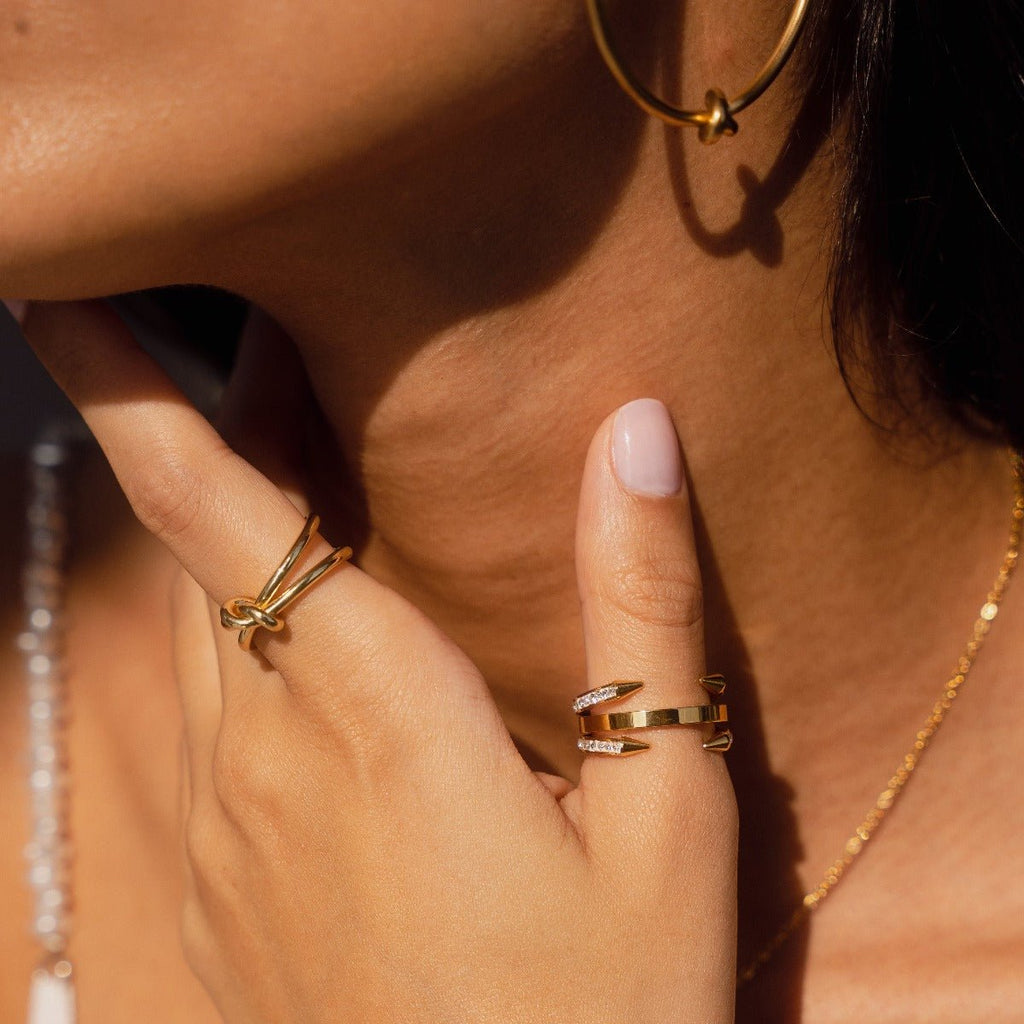 Nail Ring — 18k Gold