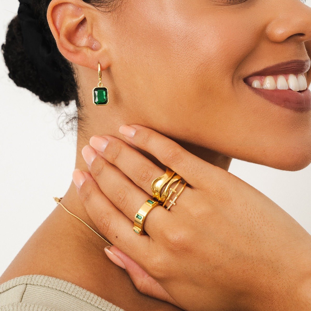 Prestige Cúbica Ring — 18k Gold