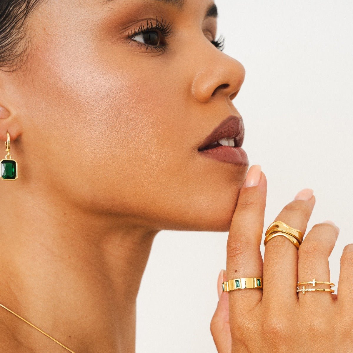 Prestige Cúbica Ring — 18k Gold