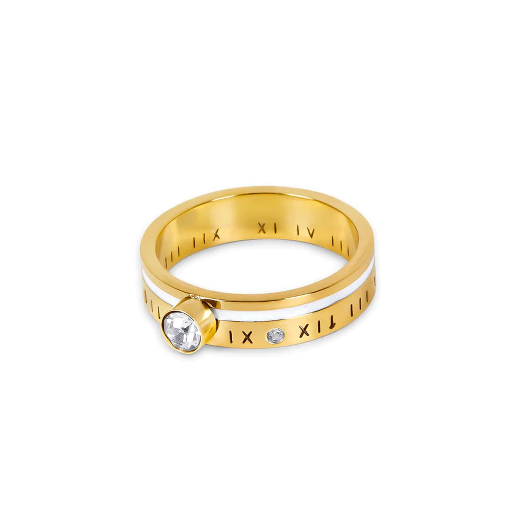 Queen Crystal Stone Ring — 18k Gold