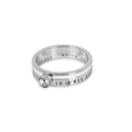 Queen Crystal Stone Ring — Silver