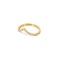 Trinity Crystal Ring — 18k Gold