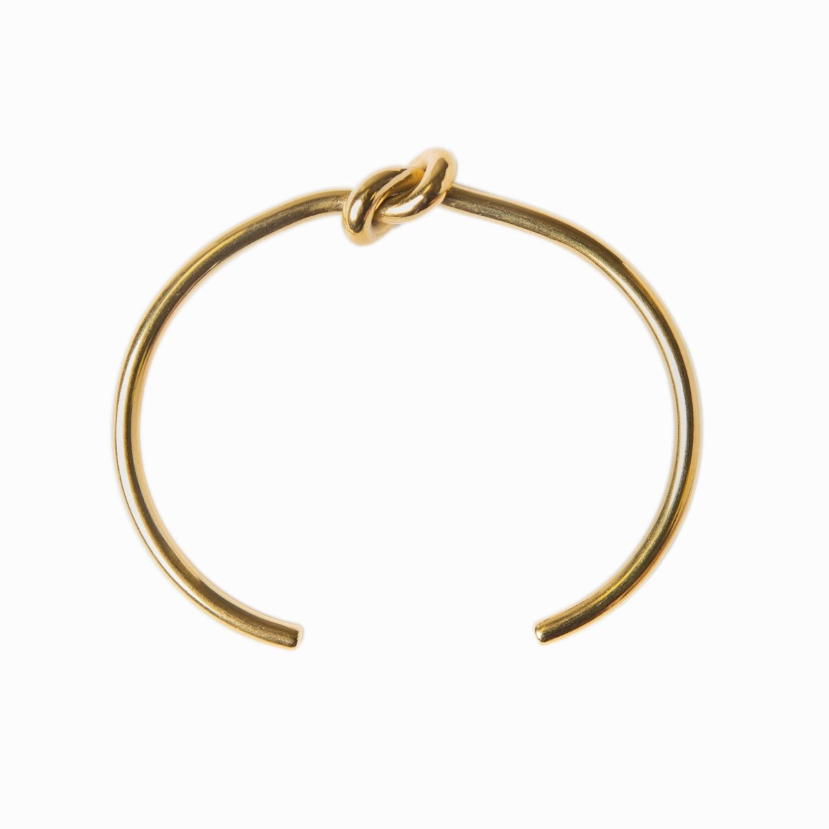 Central Knot Bangle — 18k Gold