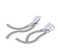 Catarina Chain Metal Earrings — Silver