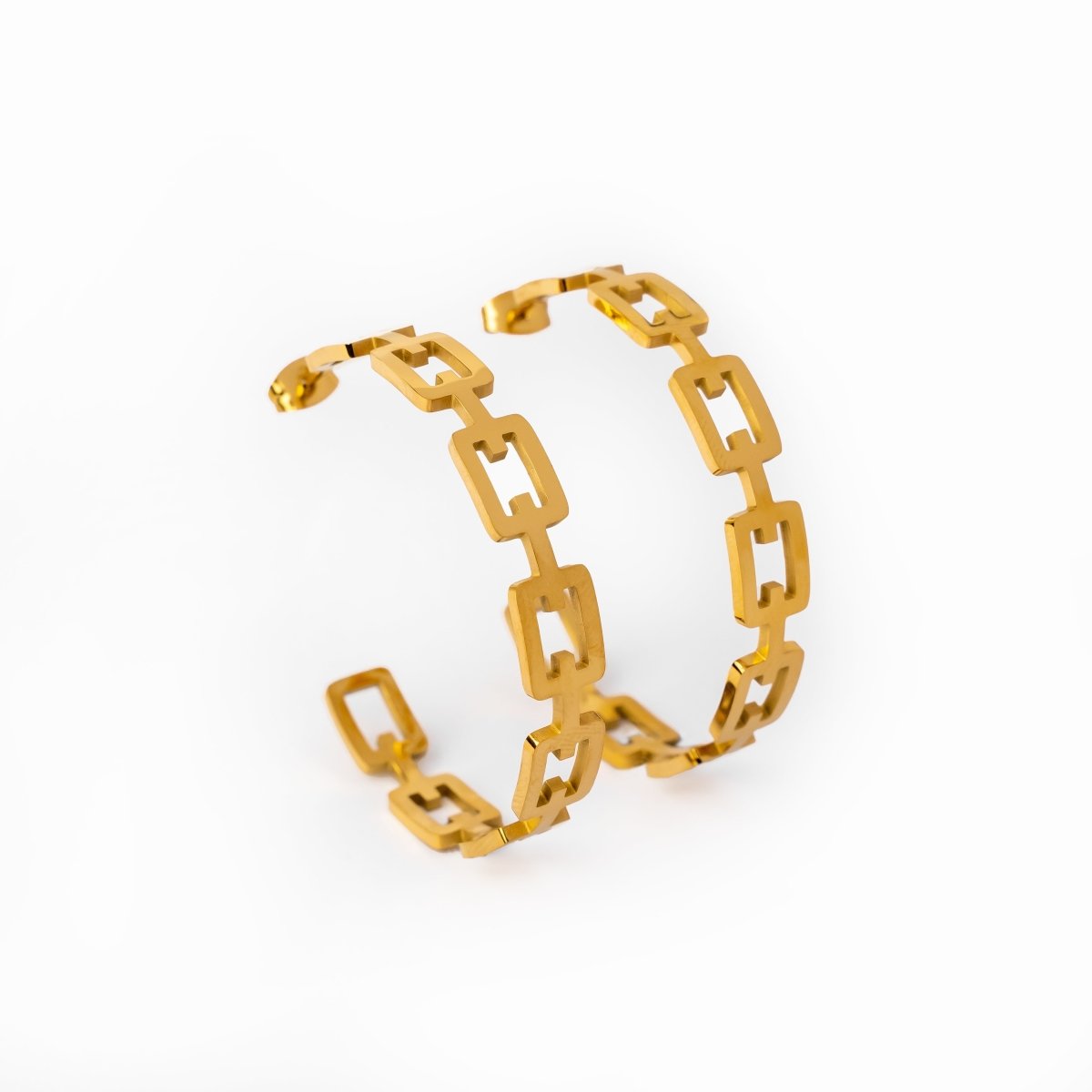 Hoop Alexandra Earrings — 18k Gold