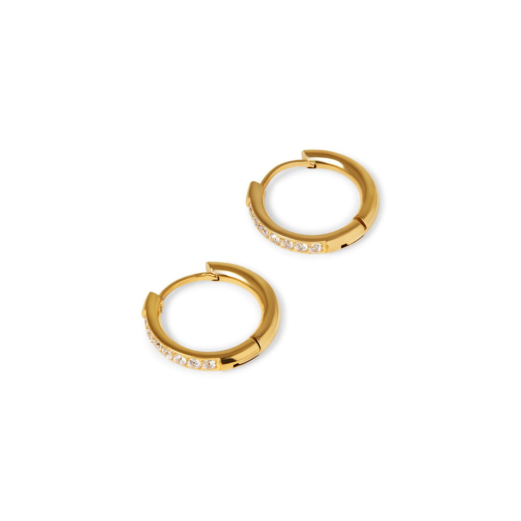 Hoop Arielle Earrings — 18k Gold