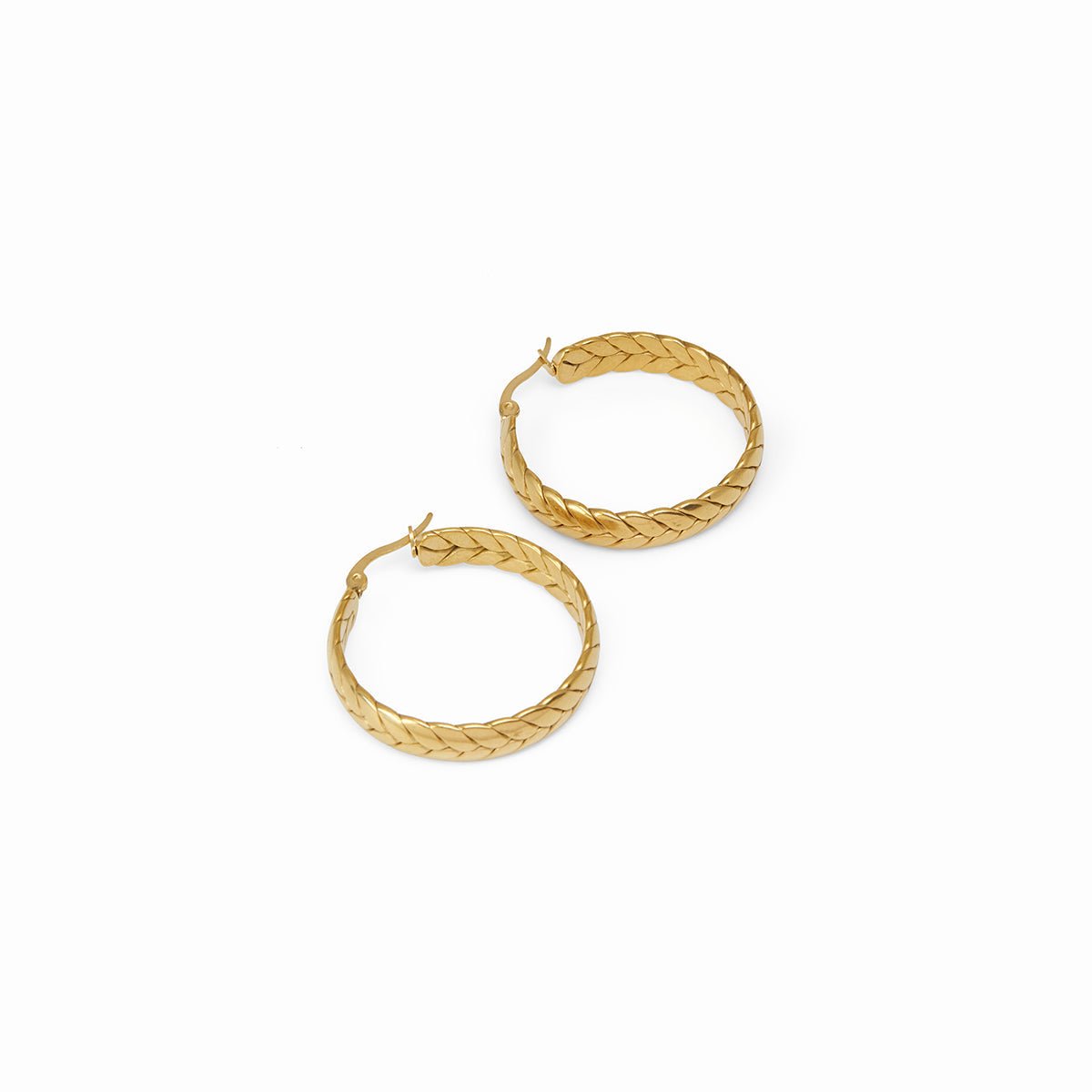 Hoop Pompeia Earrings — 18k Gold