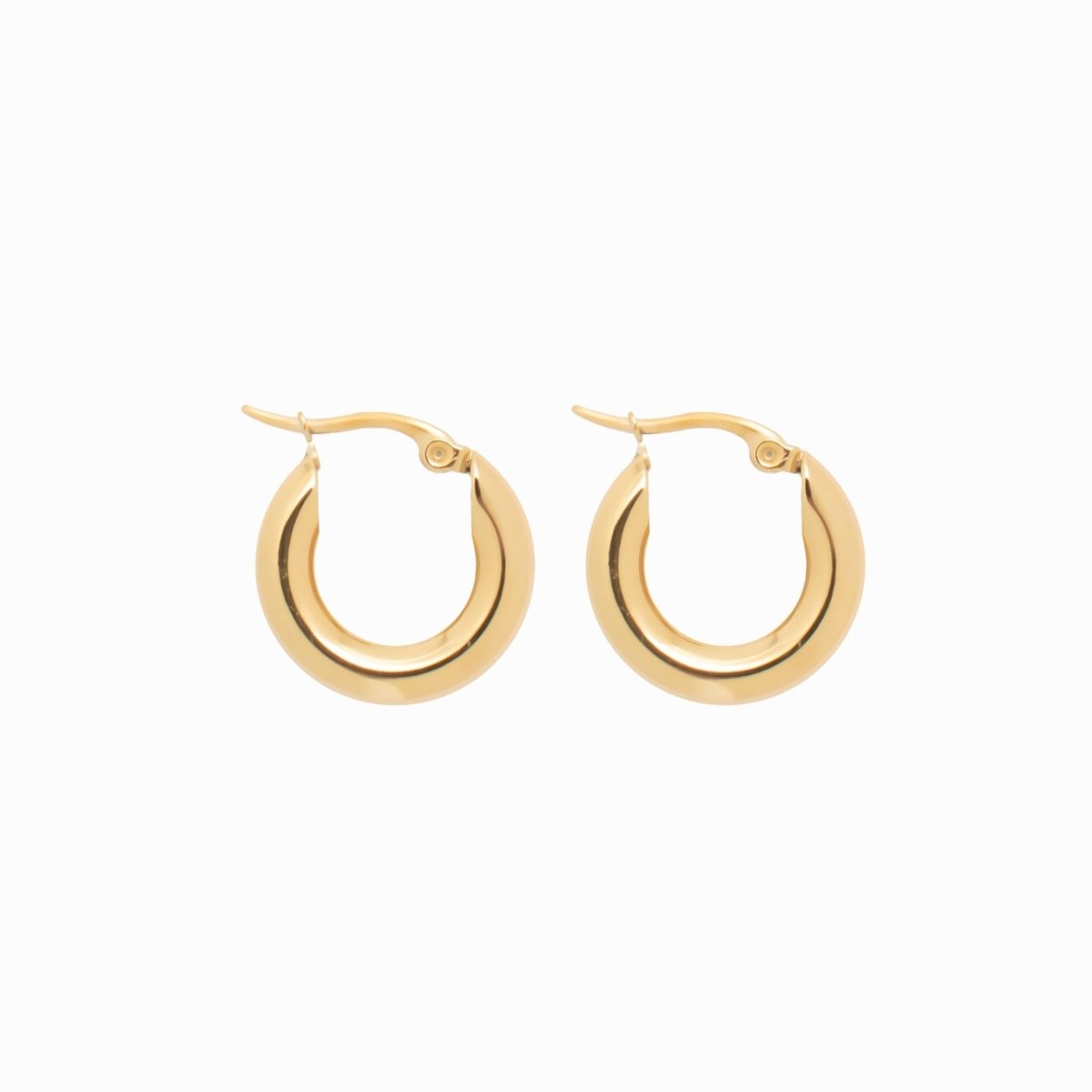 Hoop Tubo Lele G Earrings — 18k Gold