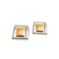 Geometric Earrings — Mixed Gold & Silver