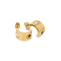 Spinner Numeral Roman Earrings — 18k Gold