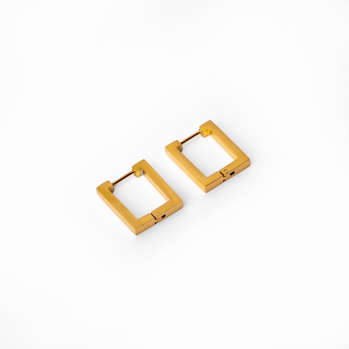 Hoop Square Leonor Earrings — 18k Gold