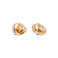Twist Essence Earrings — Mixed Gold & Silver